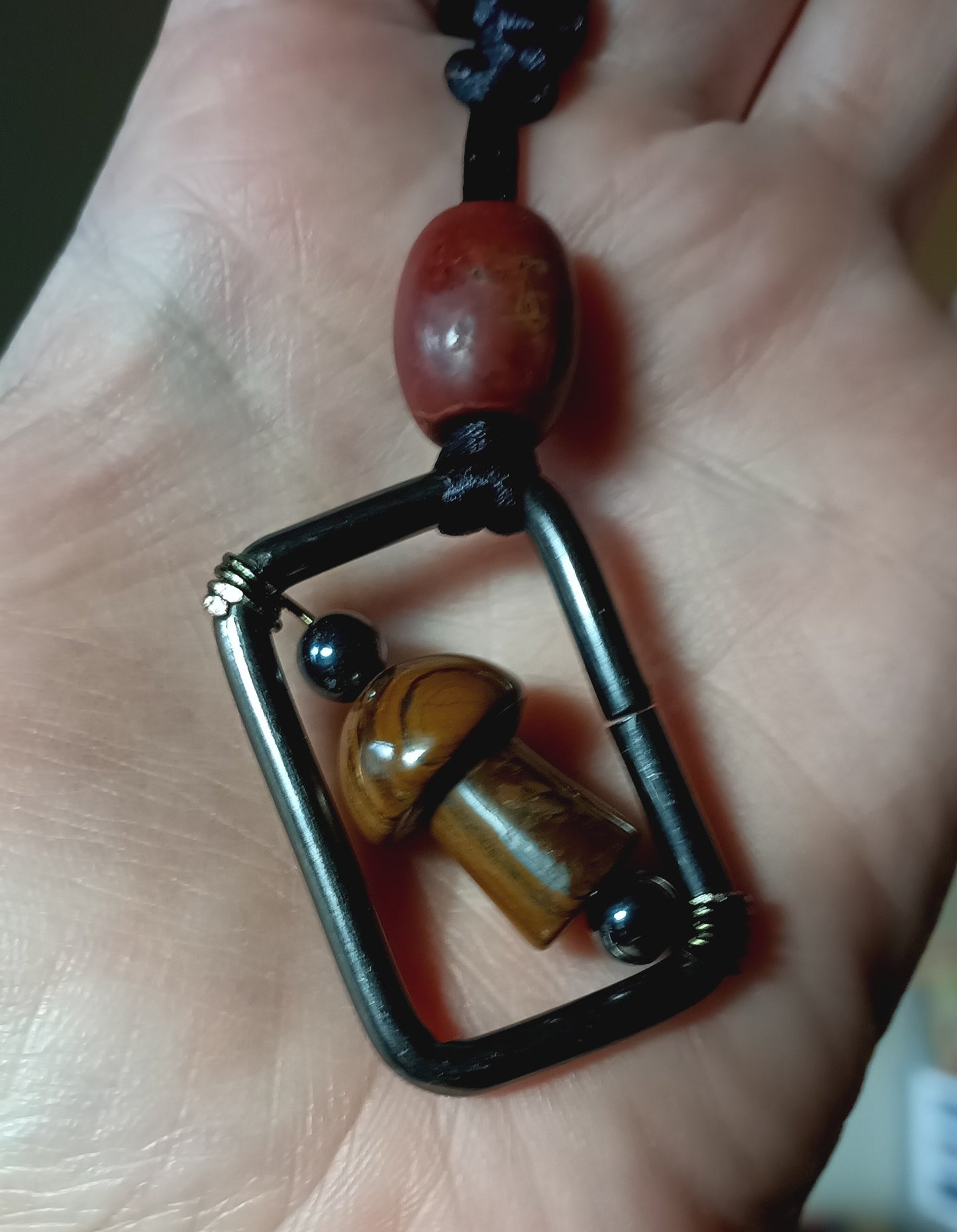 Mushroom Fidget Pendant