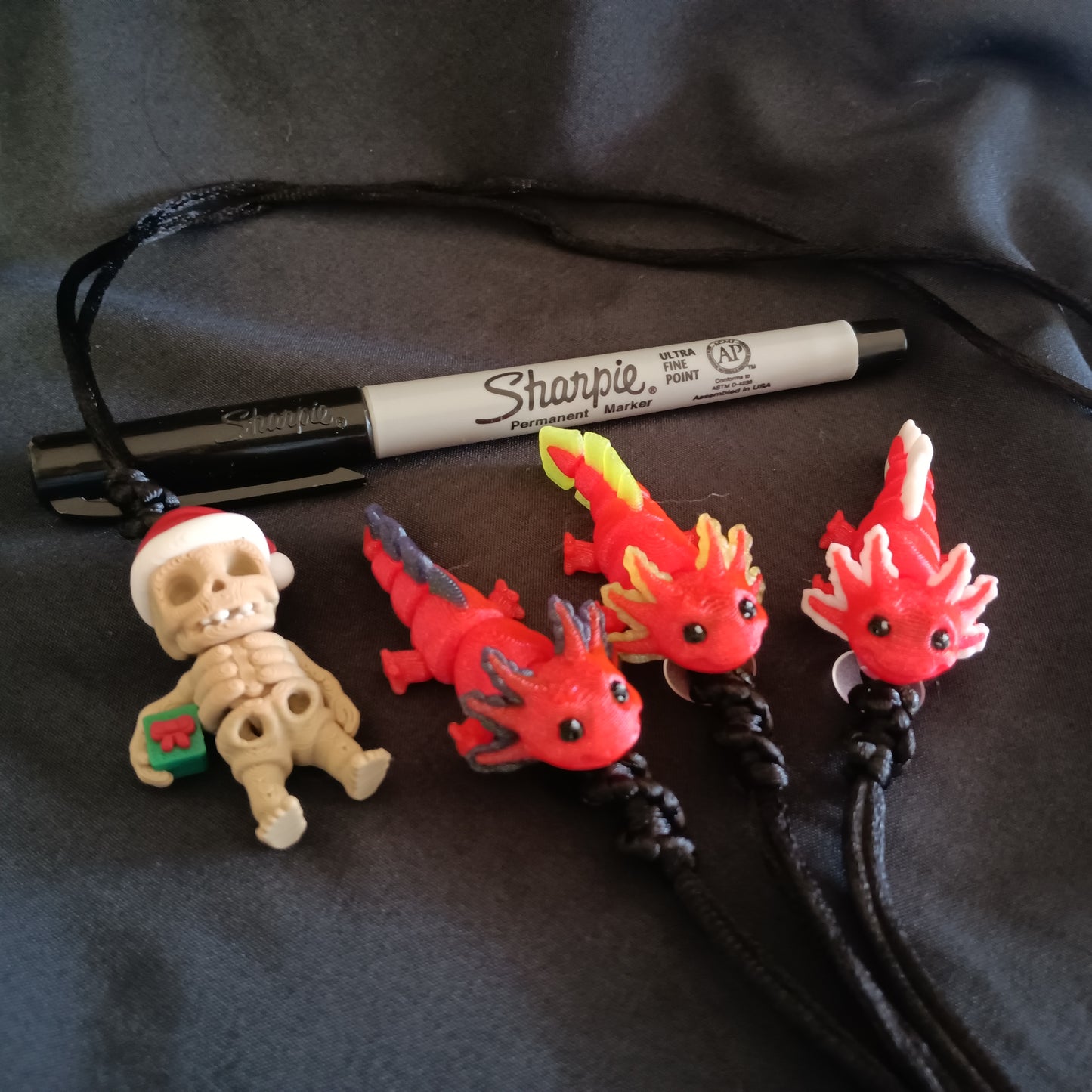 3D Printed Creature Fidget Necklaces