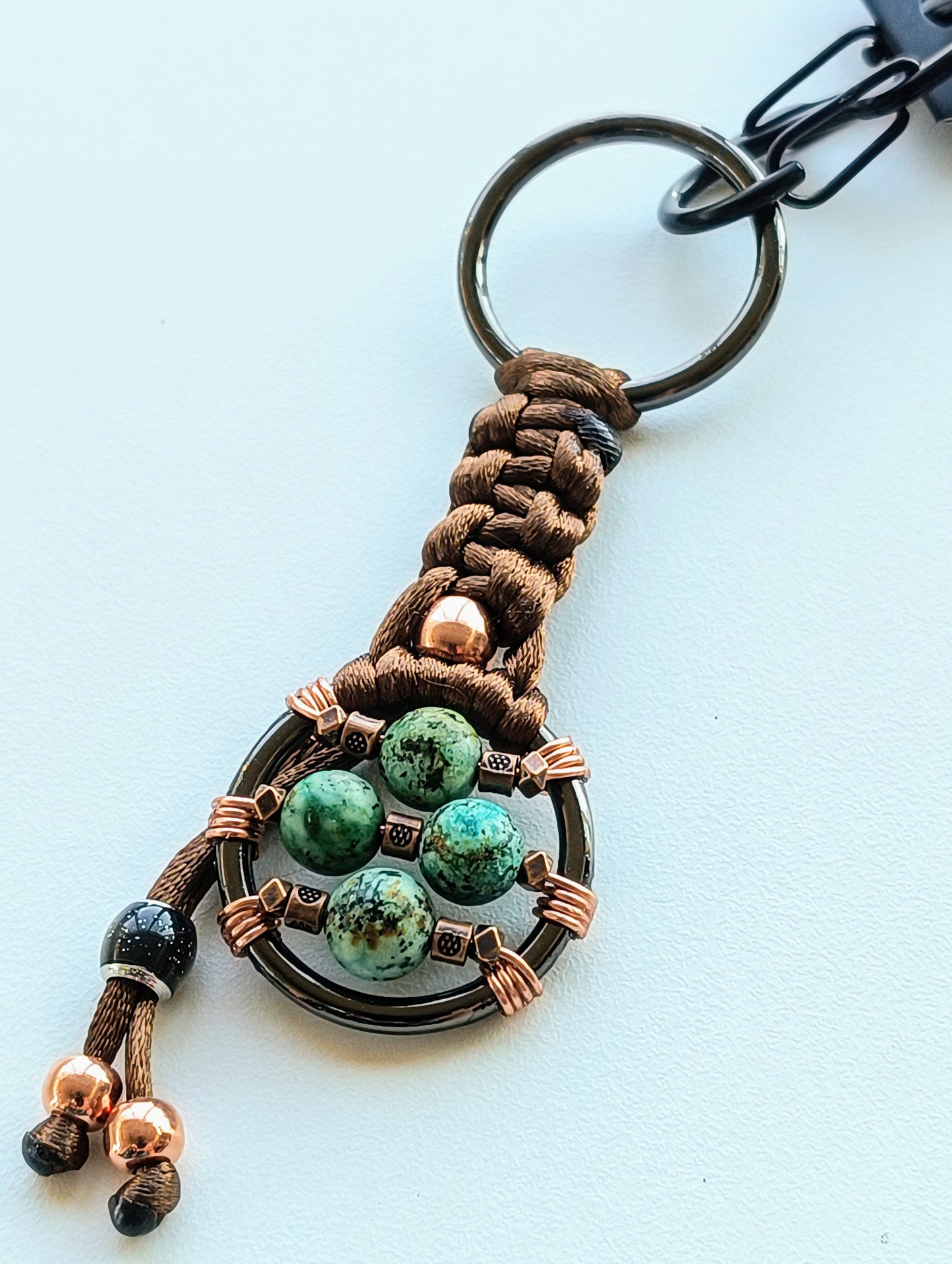 African Turquoise Jasper Sun Cross Fidget